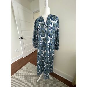 Block Print Dress, Size M